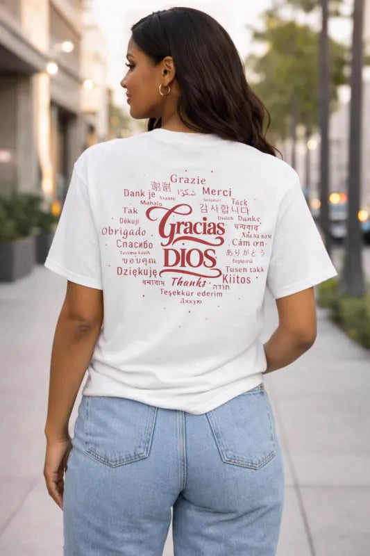 Thank You (T-shirt version) w/ Rhinestones